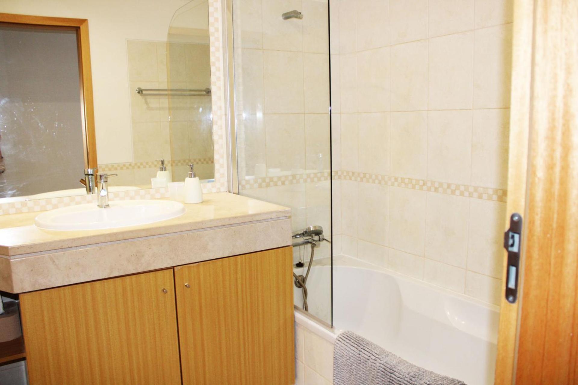 Apartment With Terrace Albufeira Olhos De Agua Bagian luar foto